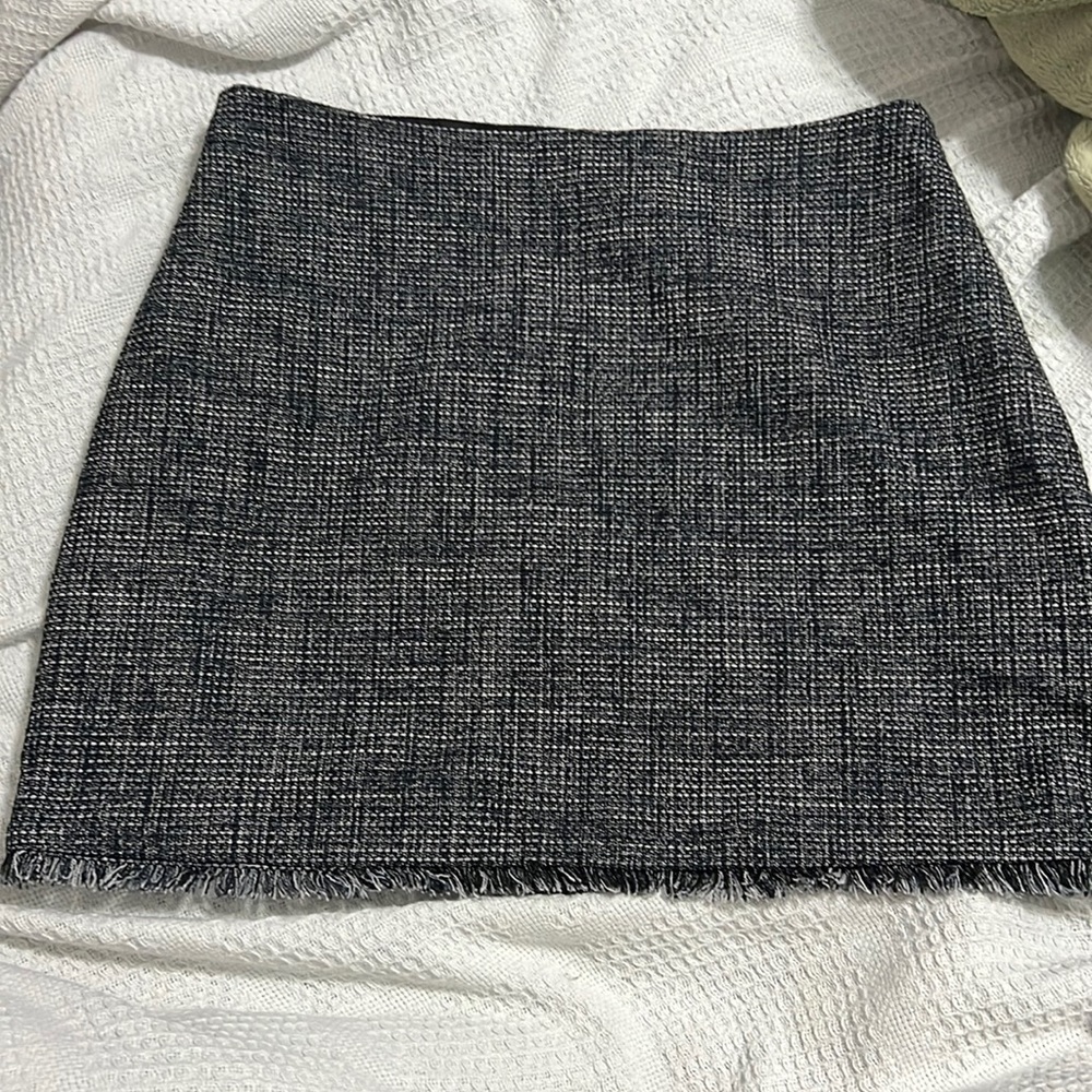 Navy blue pencil skirt